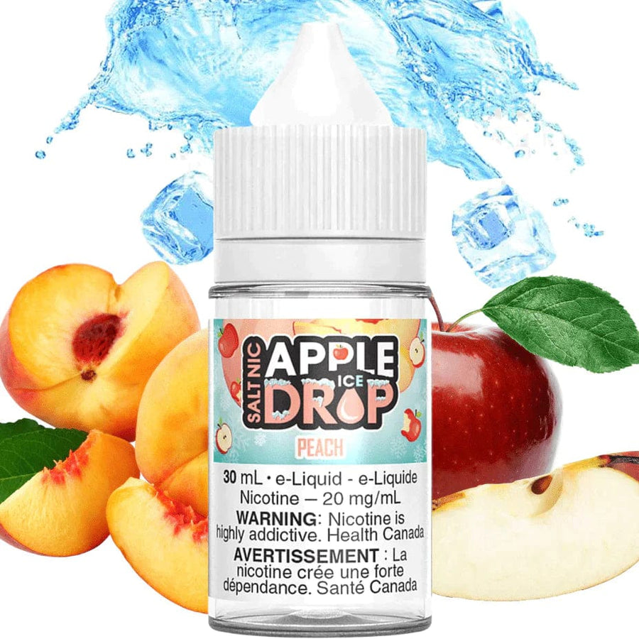 Peach Ice Salt by Apple Drop E-Liquid 30ml / 12mg Okotoks Vape SuperStore Okotoks Alberta