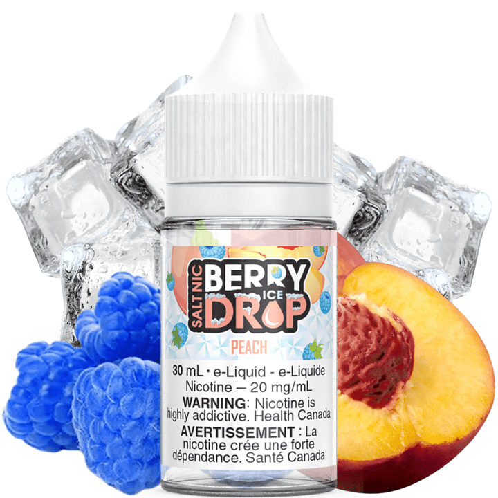 Peach Ice Salt by Berry Drop E-Liquid 12mg / 30ml Okotoks Vape SuperStore Okotoks Alberta