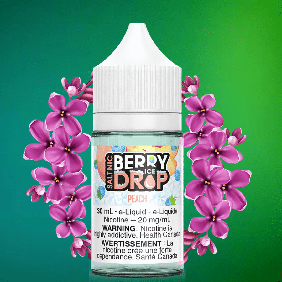 Peach Ice Salt by Berry Drop E-Liquid Okotoks Vape SuperStore Okotoks Alberta