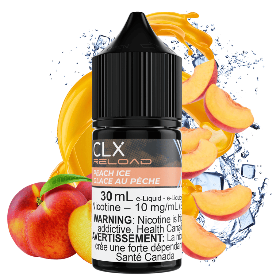 Peach Ice Salt by CLX Reload E-Liquid Okotoks Vape SuperStore Okotoks Alberta