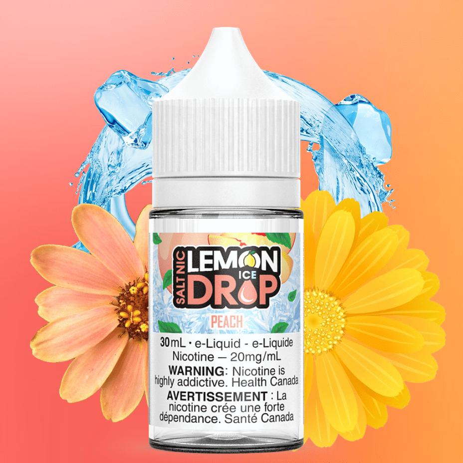 Peach Ice Salt by Lemon Drop E-Liquid Okotoks Vape SuperStore Okotoks Alberta