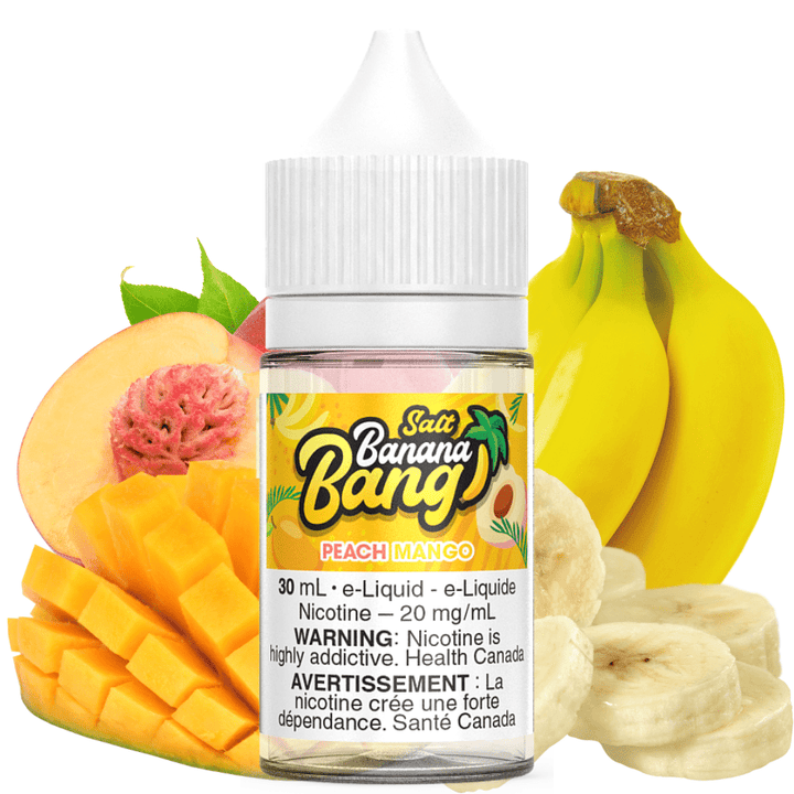 Peach Mango Salt by Banana Bang E-Liquid 12mg Okotoks Vape SuperStore Okotoks Alberta