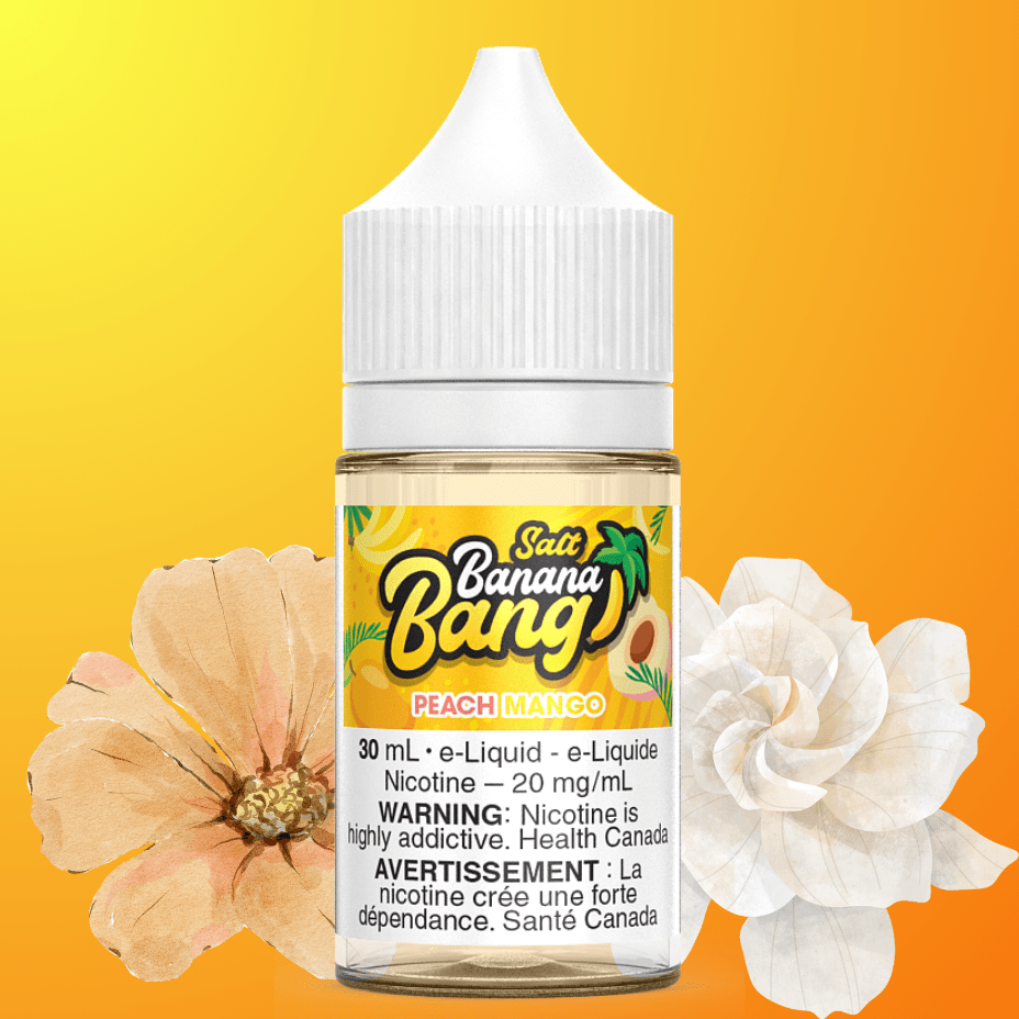 Peach Mango Salt by Banana Bang E-Liquid Okotoks Vape SuperStore Okotoks Alberta