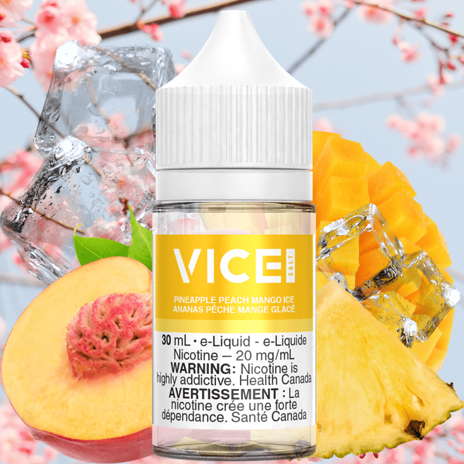 Peach Pineapple Mango Ice Salt by Vice E-Liquid 12mg Okotoks Vape SuperStore Okotoks Alberta