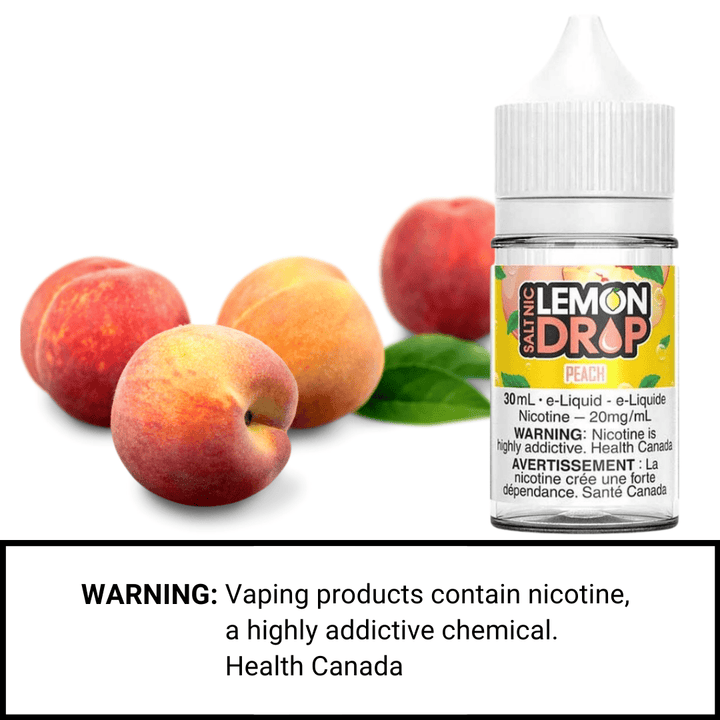 Peach Salt by Lemon Drop E-Liquid Okotoks Vape SuperStore Okotoks Alberta