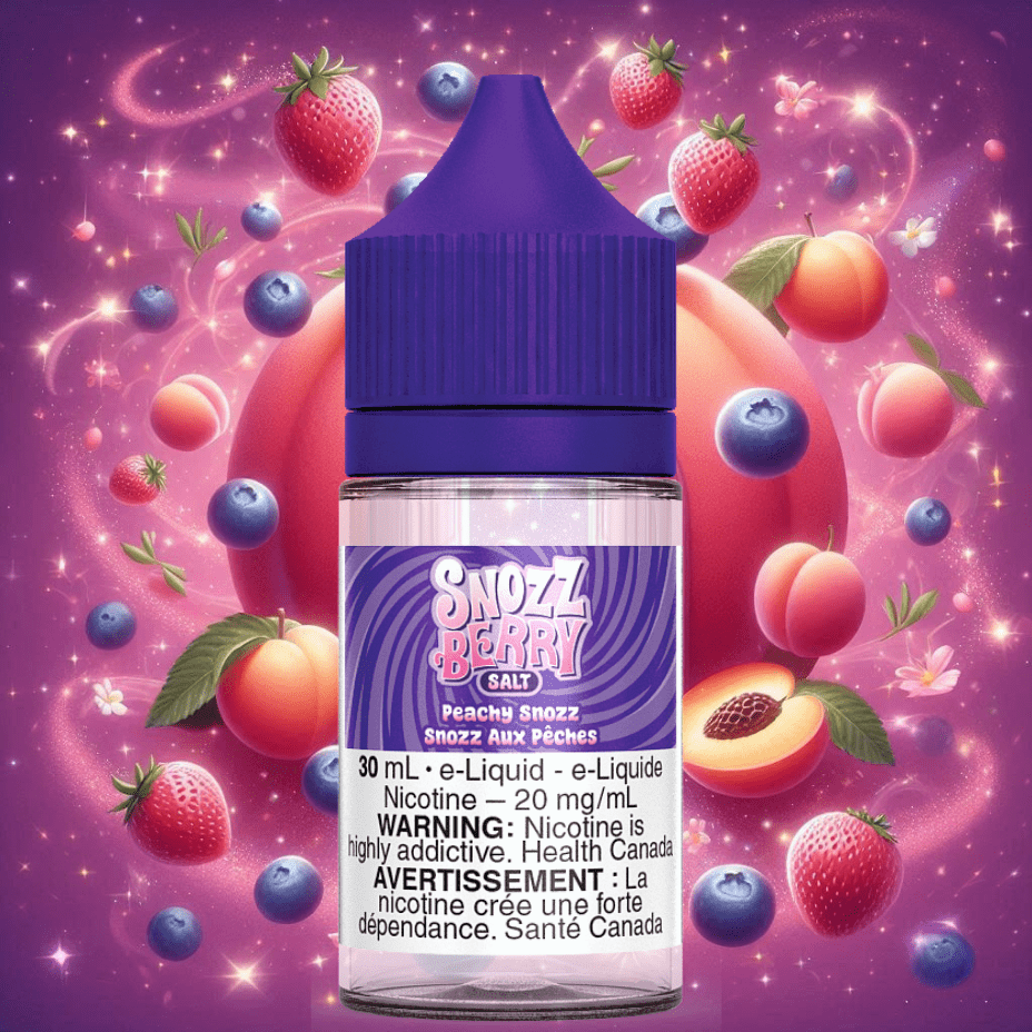 Peach Snozz Salt By Snozzberry E-Liquid 30ml / 12mg Okotoks Vape SuperStore Okotoks Alberta