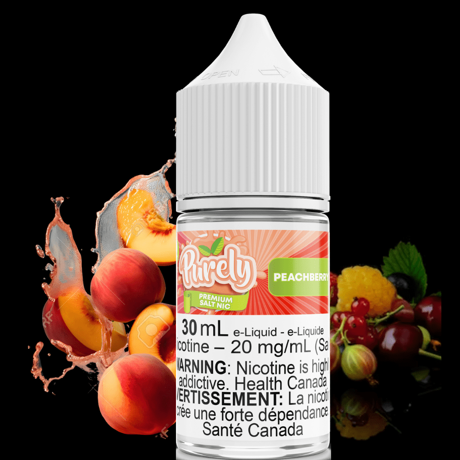 Peachberry Ice Salt Nic by Purely E-Liquid 30ml / 12mg Okotoks Vape SuperStore Okotoks Alberta