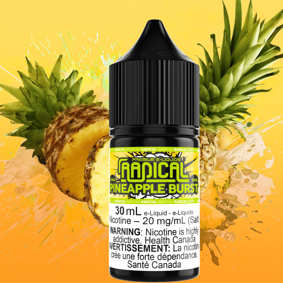 Pineapple Burst Salt Nic by Radical E-liquid Okotoks Vape SuperStore Okotoks Alberta
