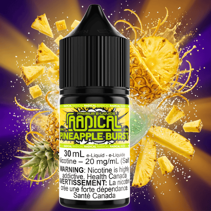 Pineapple Burst Salt Nic by Radical E-liquid Okotoks Vape SuperStore Okotoks Alberta