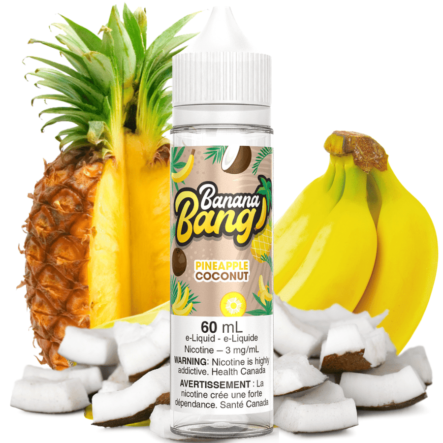 Pineapple Coconut by Banana Bang E-Liquid 60ml / 3mg Okotoks Vape SuperStore Okotoks Alberta