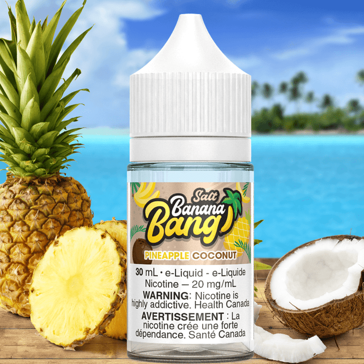 Pineapple Coconut Salt by Banana Bang E-Liquid Okotoks Vape SuperStore Okotoks Alberta