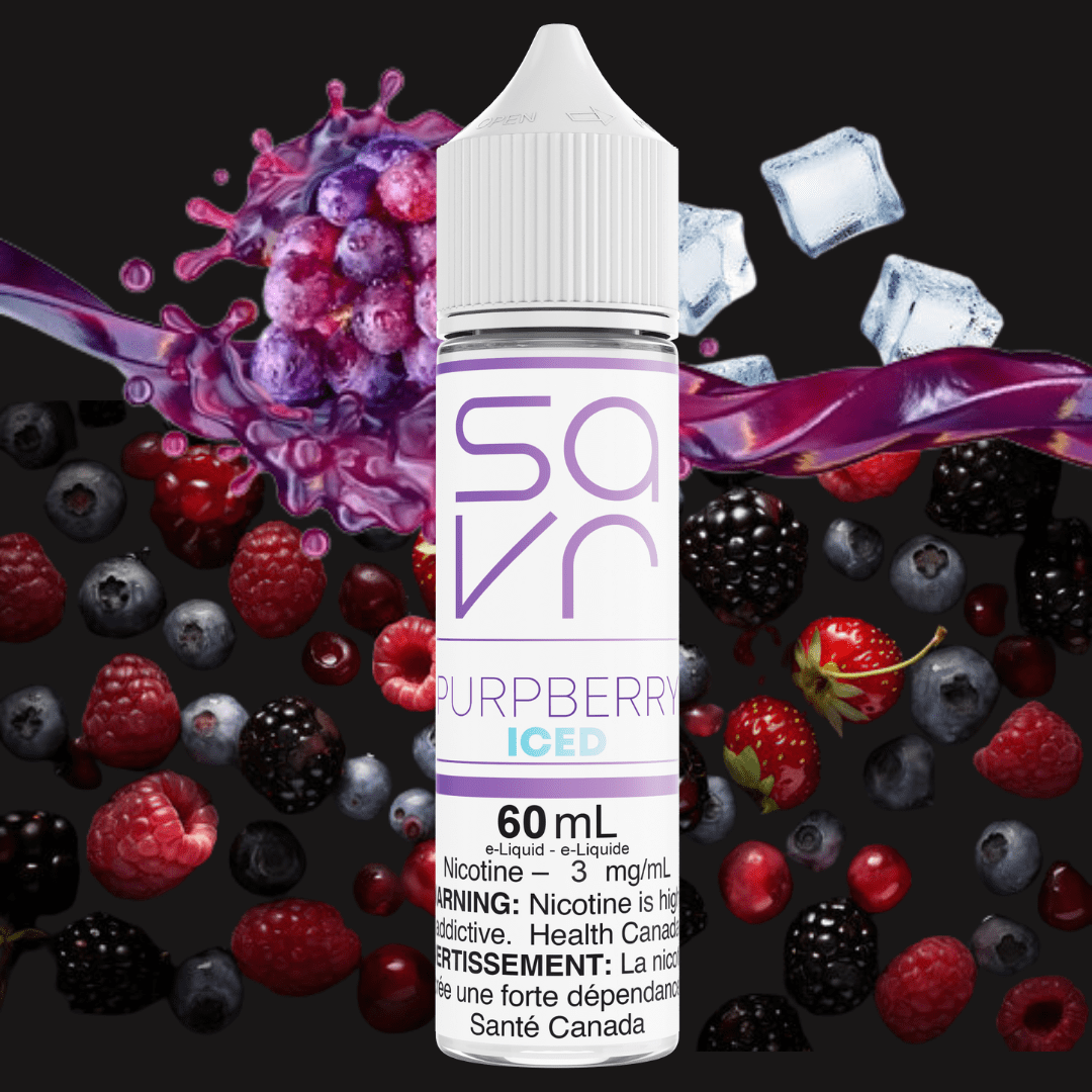 Purpberry Ice by Savr E-Liquid Okotoks Vape SuperStore Okotoks Alberta