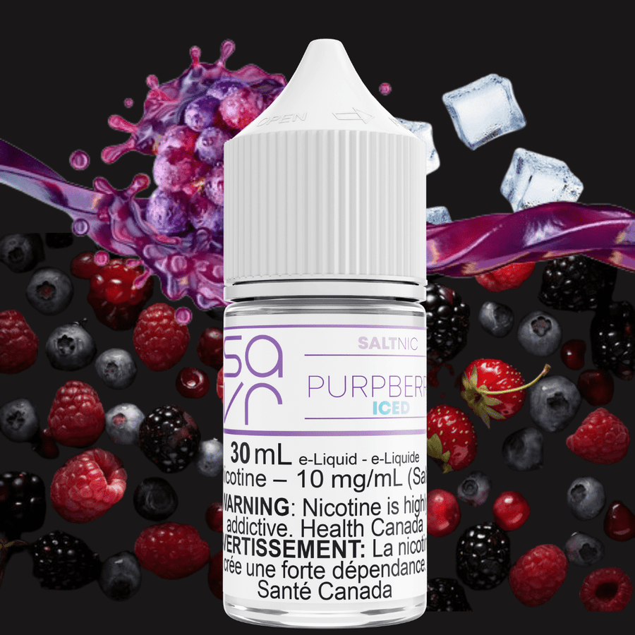 Purpberry Iced Salt by Savr E-liquid Okotoks Vape SuperStore Okotoks Alberta