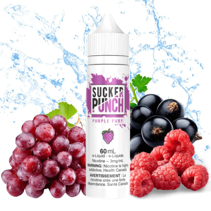 Purple Fury by Sucker Punch E-Liquid 60ml / 0mg Okotoks Vape SuperStore Okotoks Alberta