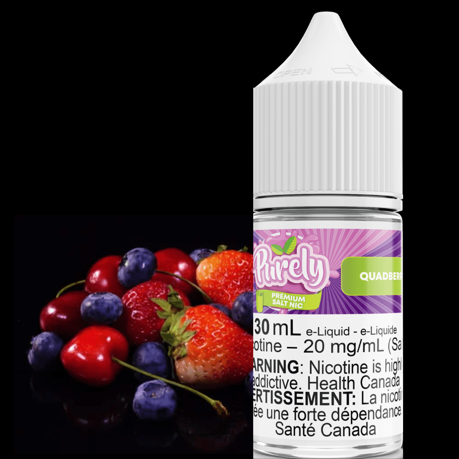 Quadberry Salt Nic by Purely E-Liquid 30ml / 12mg Okotoks Vape SuperStore Okotoks Alberta