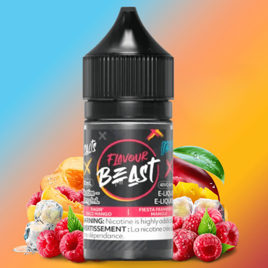 Ragin' Razz Mango Iced Salts by Flavour Beast E-Liquid 30ml / 20mg Okotoks Vape SuperStore Okotoks Alberta