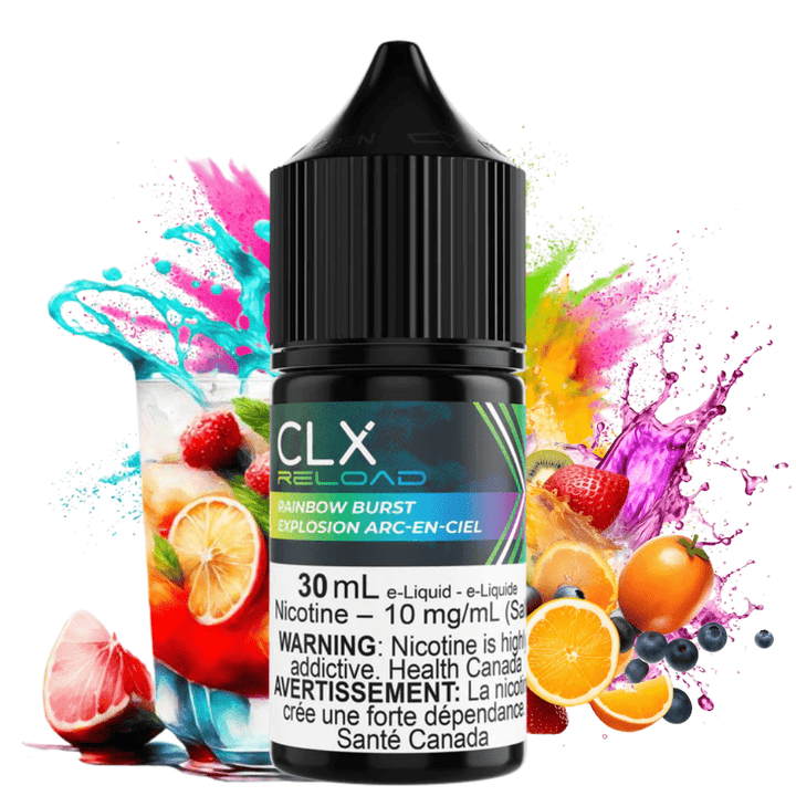 Rainbow Burst Salt by CLX Reload E-Liquid 30ml / 10mg Okotoks Vape SuperStore Okotoks Alberta