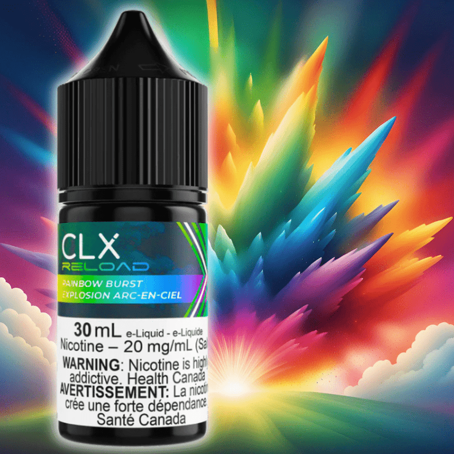 Rainbow Burst Salt by CLX Reload E-Liquid Okotoks Vape SuperStore Okotoks Alberta