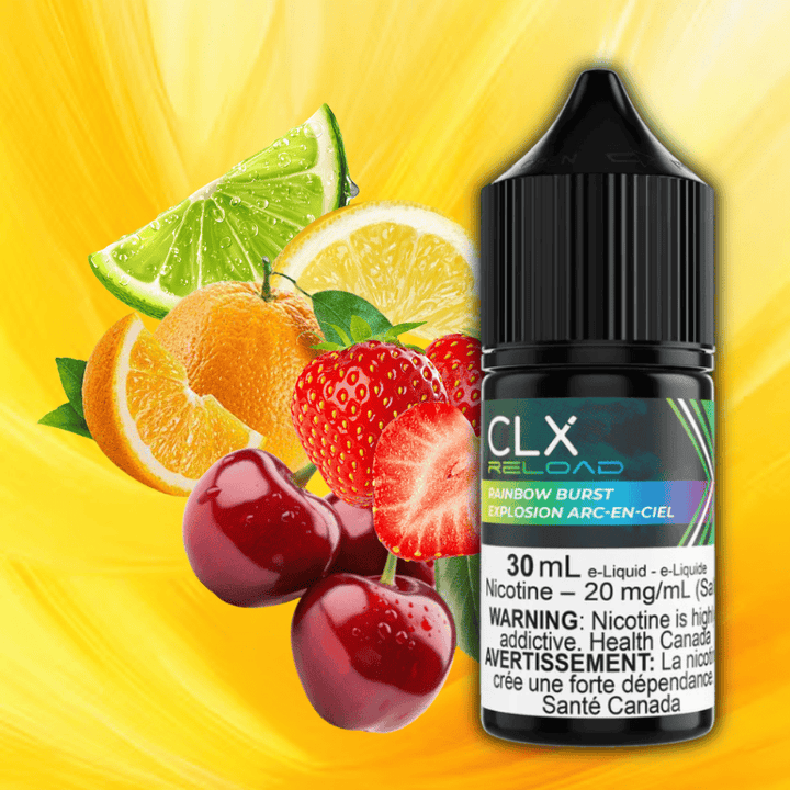 Rainbow Burst Salt by CLX Reload E-Liquid Okotoks Vape SuperStore Okotoks Alberta