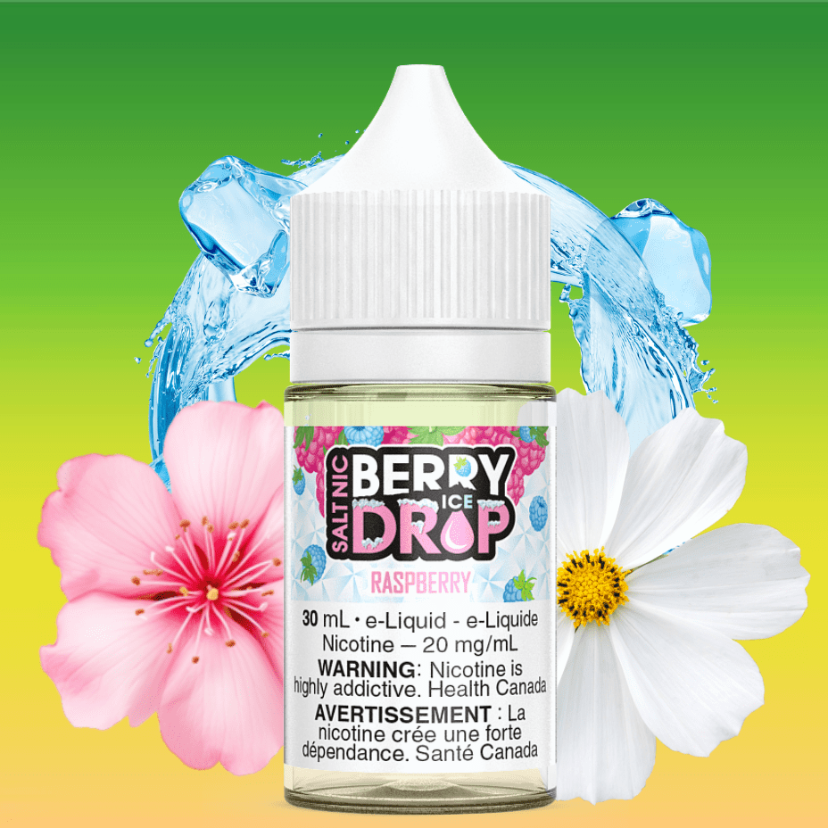 Raspberry Ice Salt by Berry Drop E-Liquid-Okotoks Vape SuperStore, AB