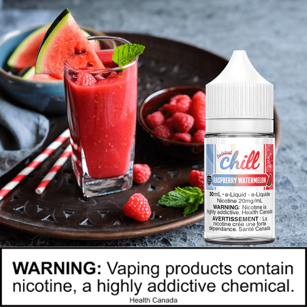 Raspberry Watermelon Salt by Chill E-Liquid Okotoks Vape SuperStore Okotoks Alberta