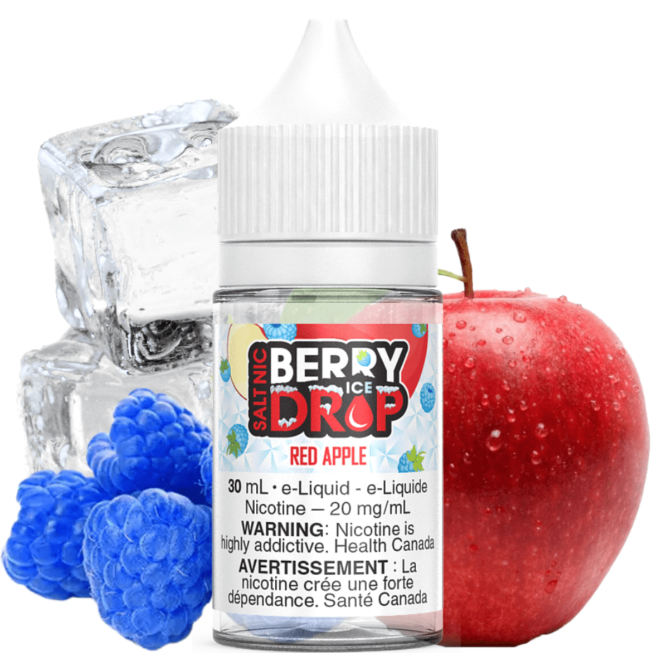 Red Apple Ice Salt by Berry Drop E-Liquid 12mg / 30mL Okotoks Vape SuperStore Okotoks Alberta