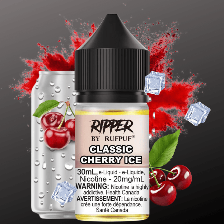 Ripper Rufpuf Salt-Classic Cherry Ice 30ml / 10mg Okotoks Vape SuperStore Okotoks Alberta