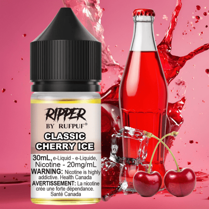 Ripper Rufpuf Salt-Classic Cherry Ice Okotoks Vape SuperStore Okotoks Alberta