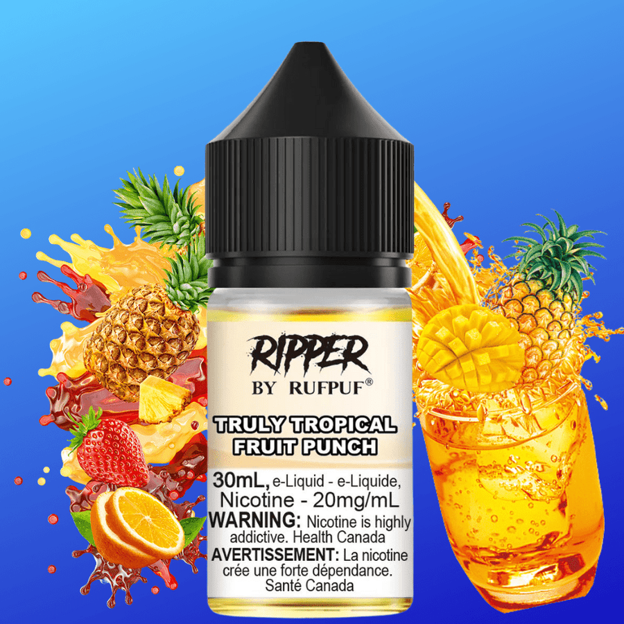 Ripper Rufpuf Salt-Truly Tropical Fruit Punch 30ml / 10mg Okotoks Vape SuperStore Okotoks Alberta