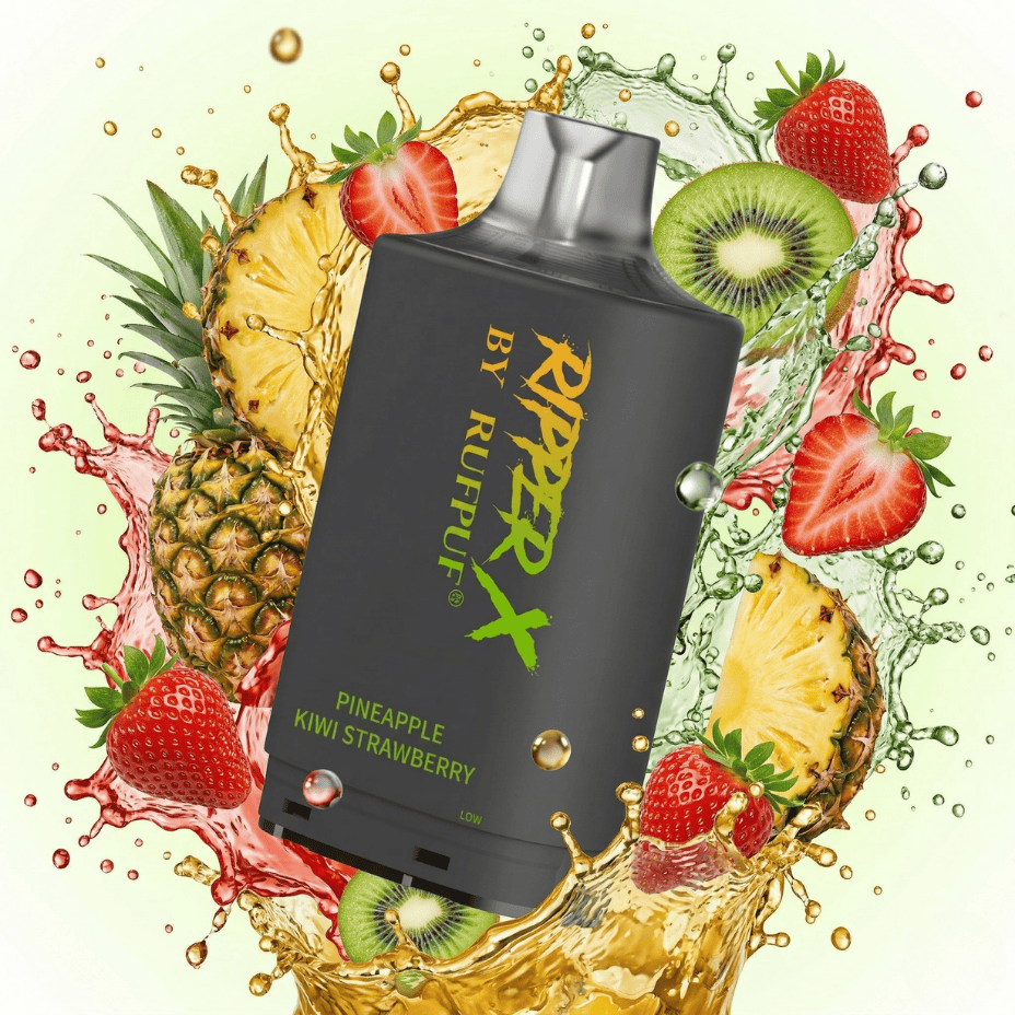 Ripper X 75K Turbo Pod - Pineapple Kiwi Strawberry 75000 Puffs / 20mg Okotoks Vape SuperStore Okotoks Alberta