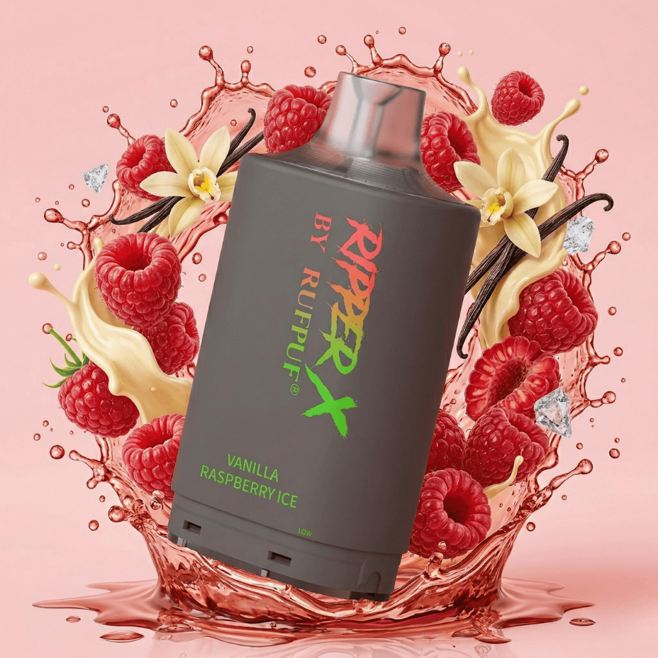 Ripper X 75K Turbo Pod - Vanilla Raspberry Ice 75000 Puffs / 20mg Okotoks Vape SuperStore Okotoks Alberta