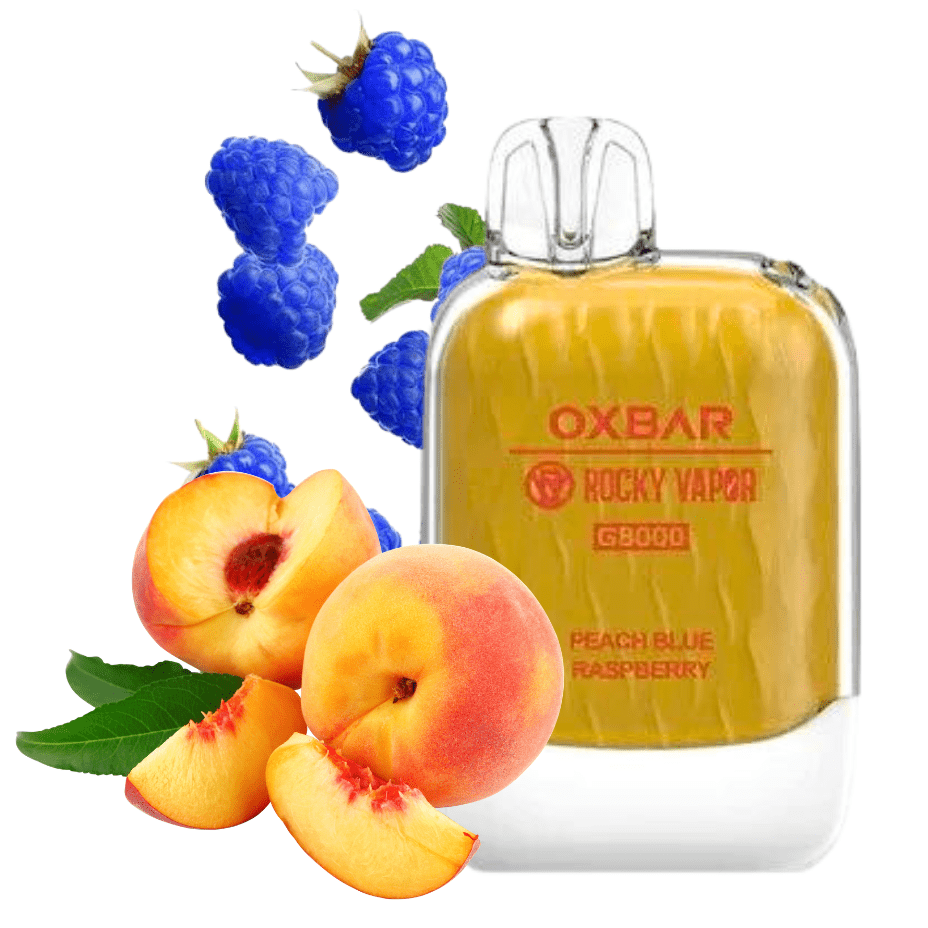 Rocky Vapor Oxbar G8000 Disposable Vape-Peach Blue Raspberry 8000 Puffs / 20mg Okotoks Vape SuperStore Okotoks Alberta