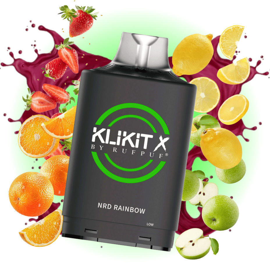 RufPuf Klikit X 35K Turbo Pod-NRD Rainbow Okotoks Vape SuperStore Okotoks Alberta