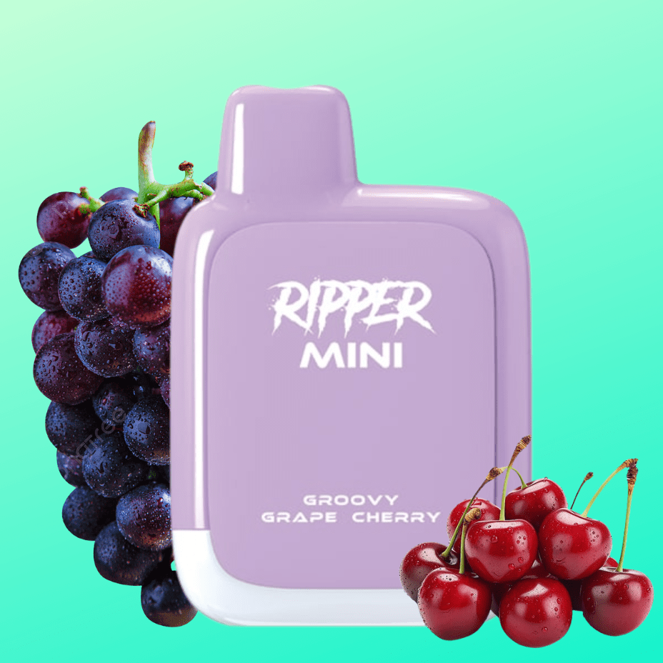 Rufpuf Ripper Mini Disposable Vape-1100 1000 puffs / Groovy Grape Cherry Okotoks Vape SuperStore Okotoks Alberta