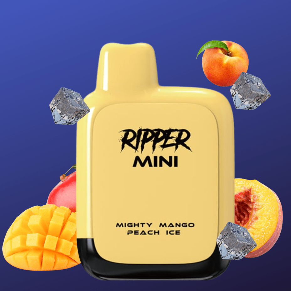 Rufpuf Ripper Mini Disposable Vape-1100 1000 puffs / Mighty Mango Peach Ice Okotoks Vape SuperStore Okotoks Alberta