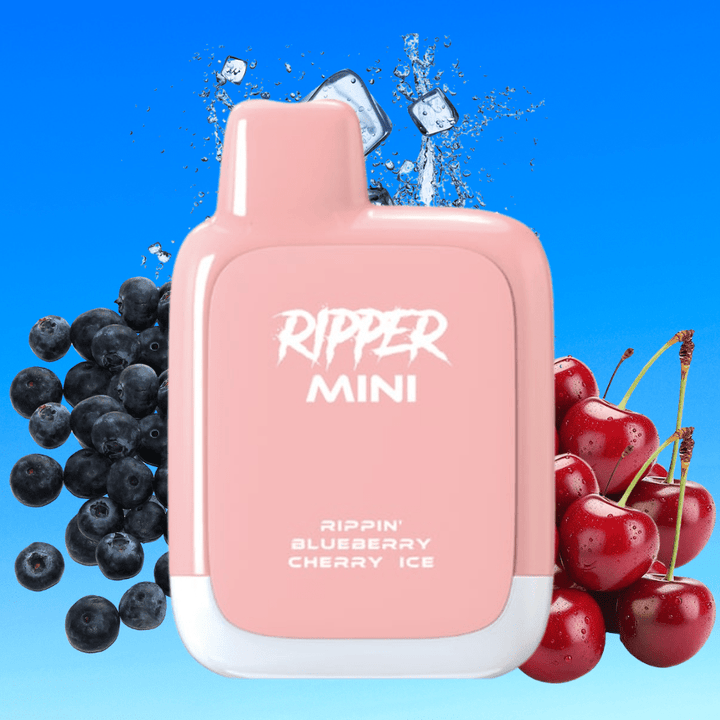 Rufpuf Ripper Mini Disposable Vape-1100 1000 puffs / Rippin Blueberry Cherry Ice Okotoks Vape SuperStore Okotoks Alberta