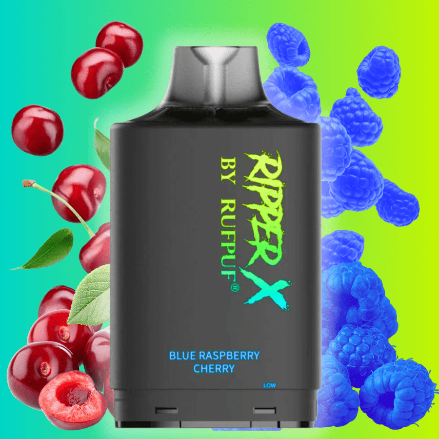 RufPuf Ripper X 20K - Blue Raspberry Cherry 20mg / 20000 Puff Okotoks Vape SuperStore Okotoks Alberta