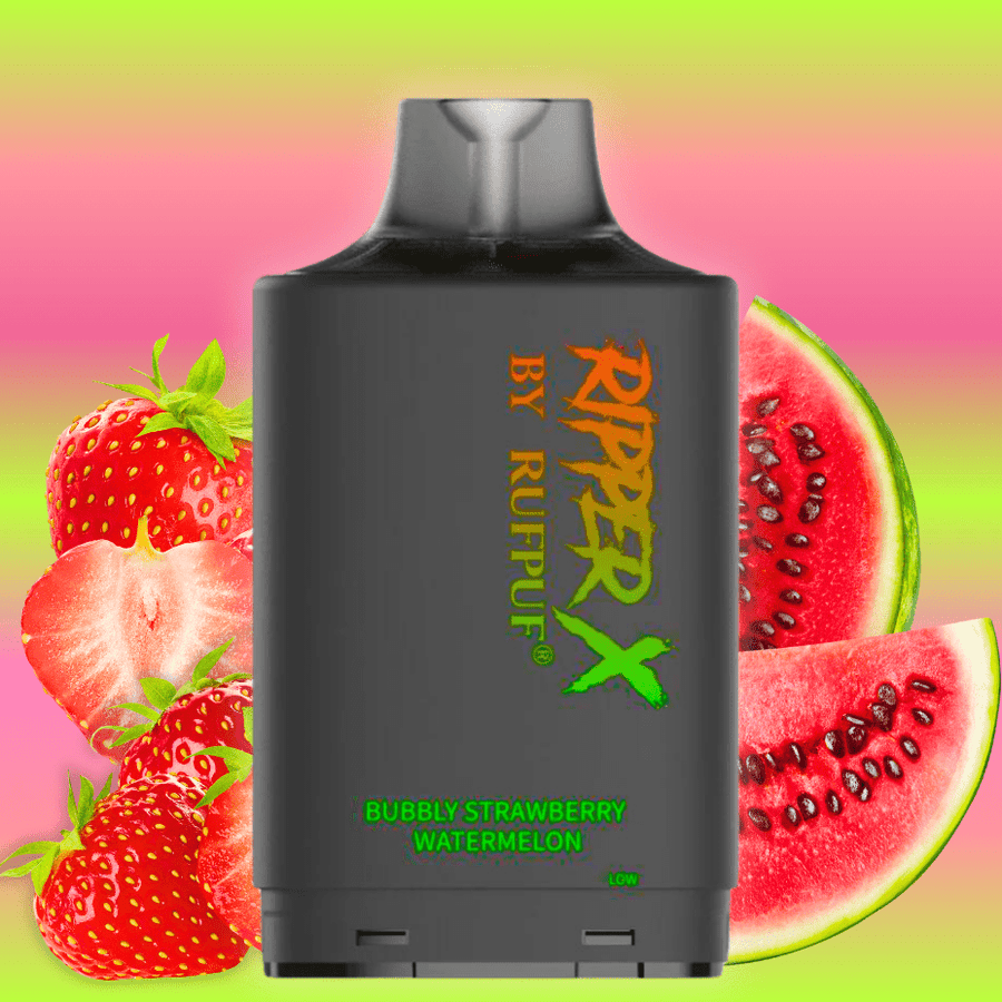 RufPuf Ripper X 20K - Bubbly Strawberry Watermelon 20mg / 20000 Puffs Okotoks Vape SuperStore Okotoks Alberta