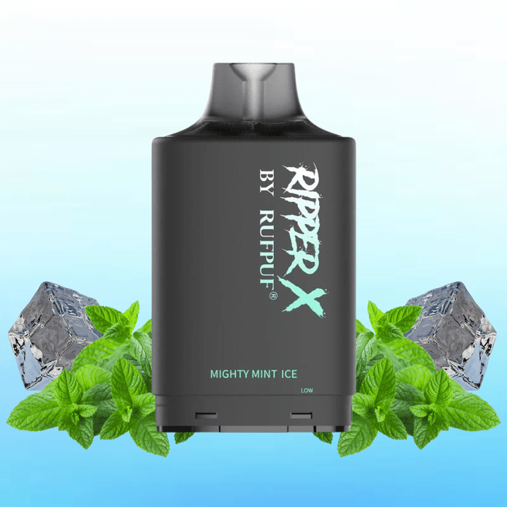 RufPuf Ripper X 20K - Mighty Mint Ice 20mg / 20000 Puffs Okotoks Vape SuperStore Okotoks Alberta