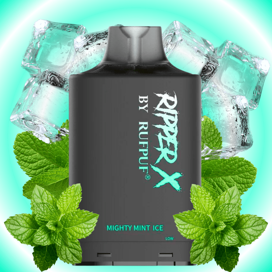 RufPuf Ripper X 20K - Mighty Mint Ice 20mg / 20000 Puffs Okotoks Vape SuperStore Okotoks Alberta