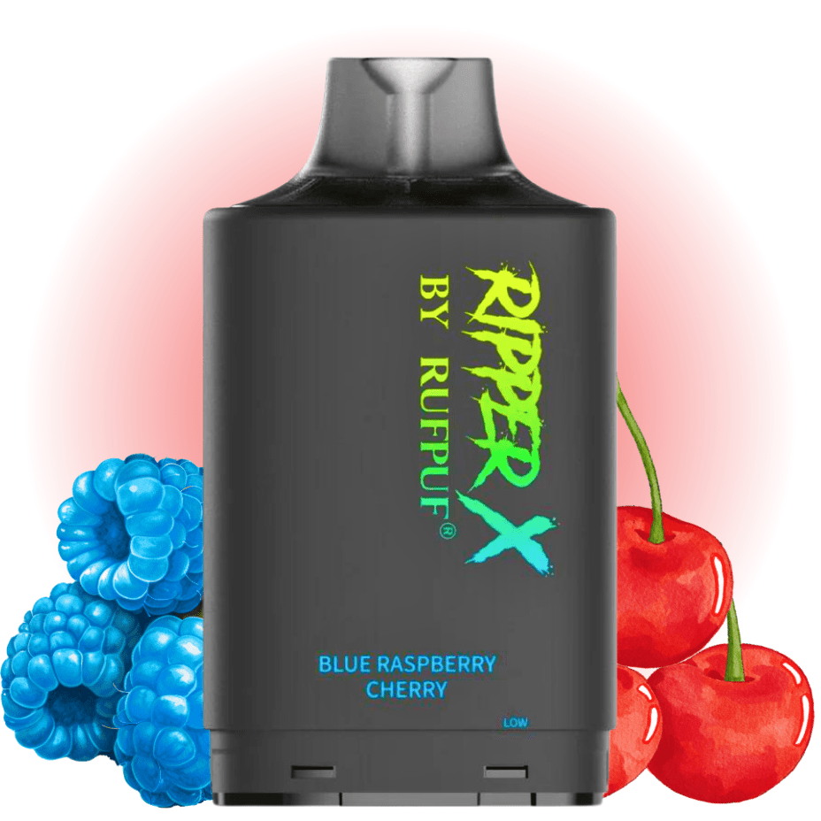 RufPuf Ripper X 25K - Blue Raspberry Cherry 25K / 20mg Okotoks Vape SuperStore Okotoks Alberta