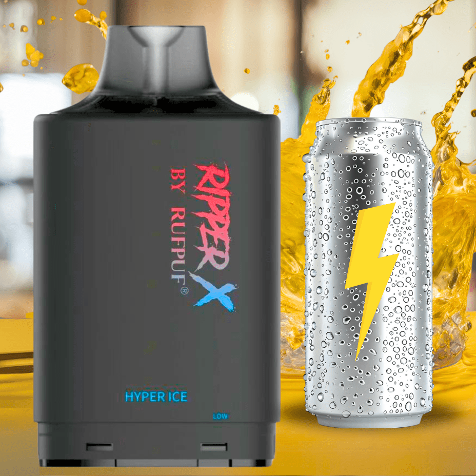 RufPuf Ripper X 50K Turbo Pod - Hyper Ice Okotoks Vape SuperStore Okotoks Alberta