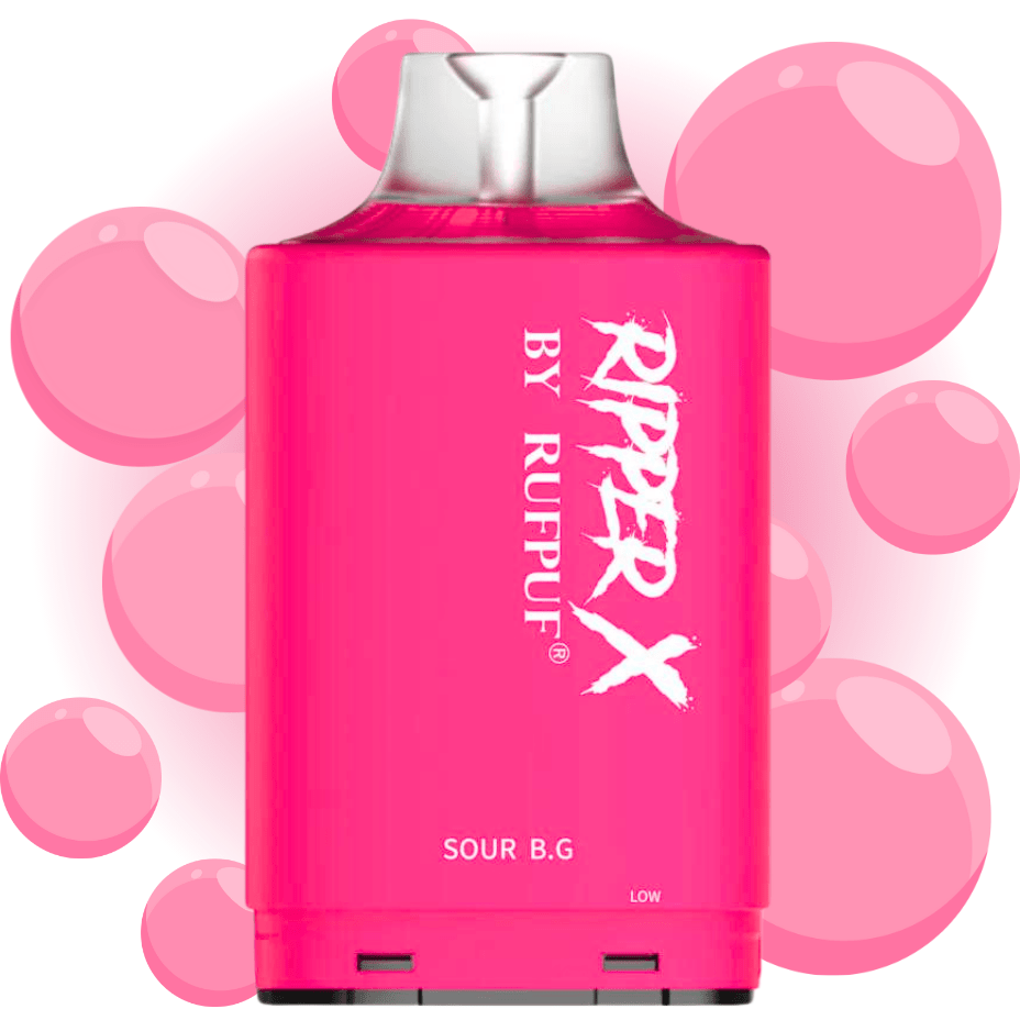RufPuf Ripper X 50K Turbo Pod - Sour B.G Okotoks Vape SuperStore Okotoks Alberta