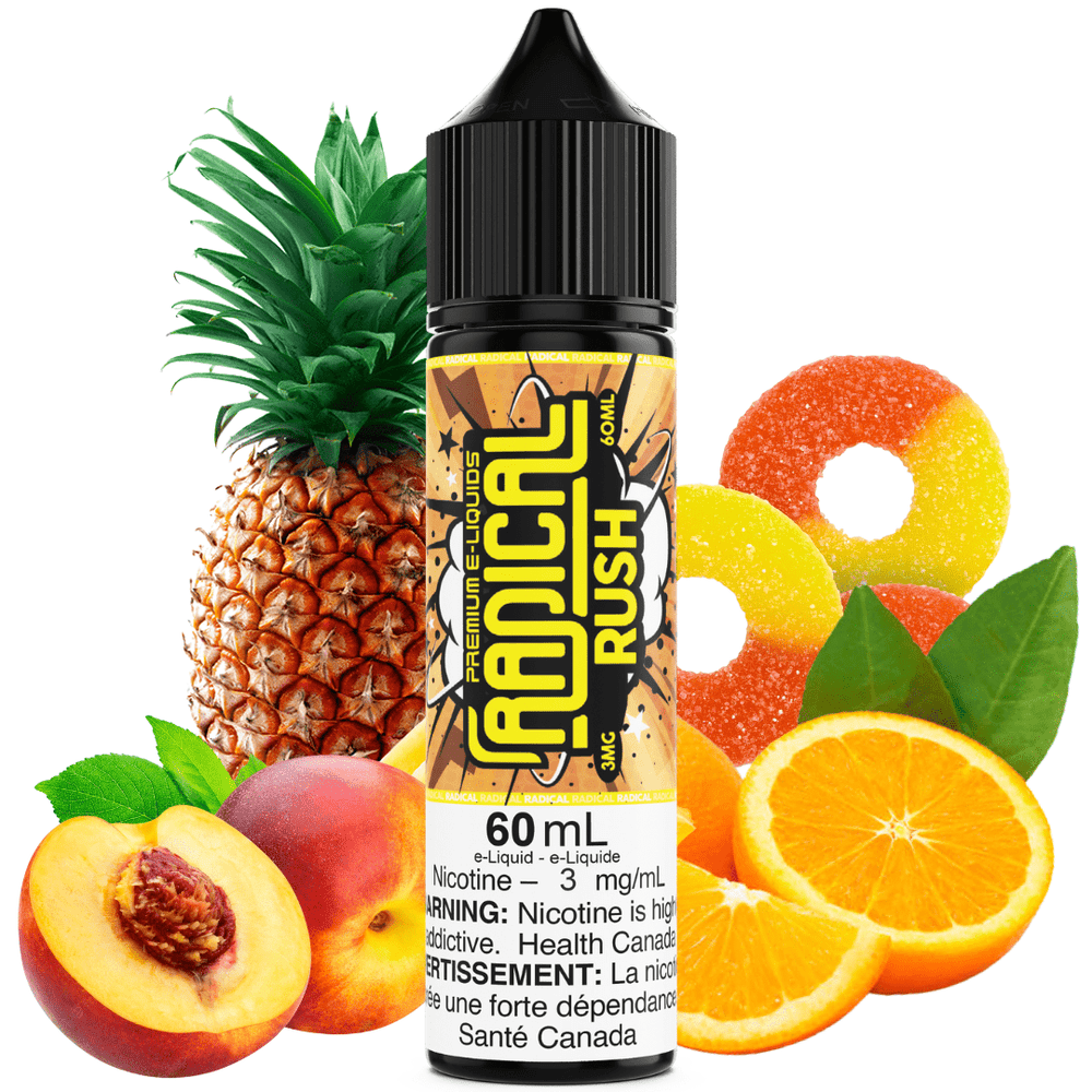 Rush By Radical E-Liquid 60ml / 3mg Okotoks Vape SuperStore Okotoks Alberta