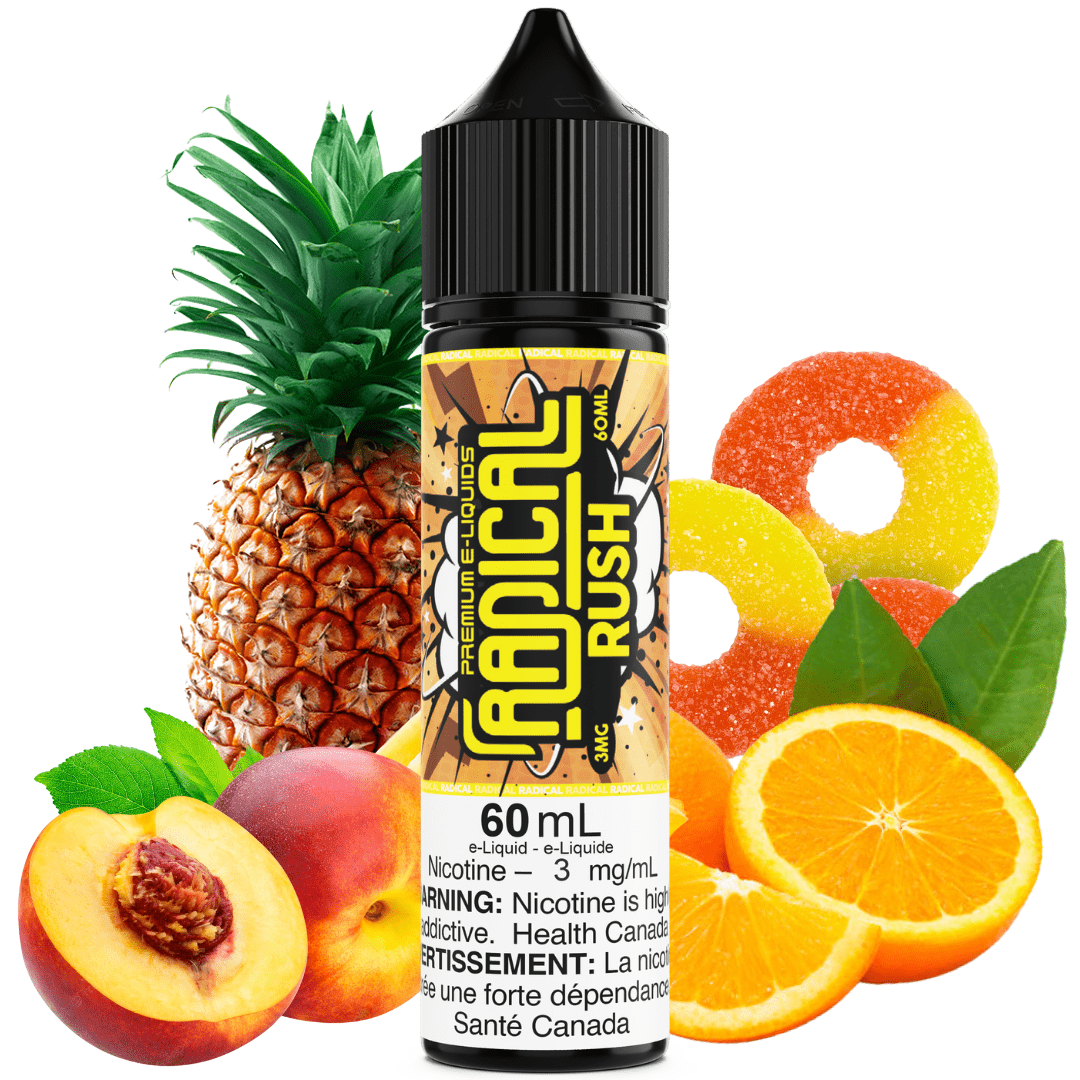 Rush By Radical E-Liquid 60ml / 3mg Okotoks Vape SuperStore Okotoks Alberta