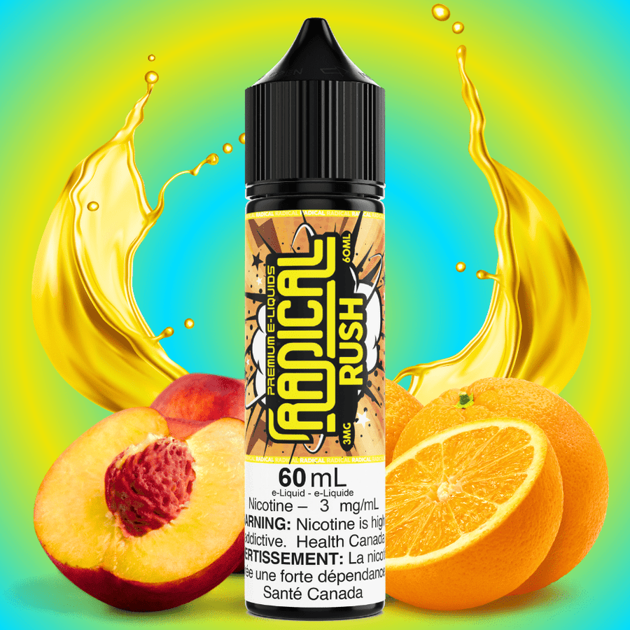 Rush By Radical E-Liquid Okotoks Vape SuperStore Okotoks Alberta