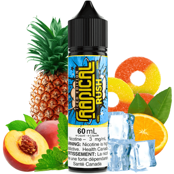 Rush Ice By Radical E-Liquid 60ml / 3mg Okotoks Vape SuperStore Okotoks Alberta