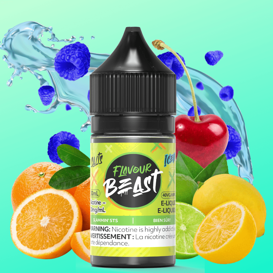 Slammin' STS Iced Salts by Flavour Beast E-Liquid 30ml / 20mg Okotoks Vape SuperStore Okotoks Alberta