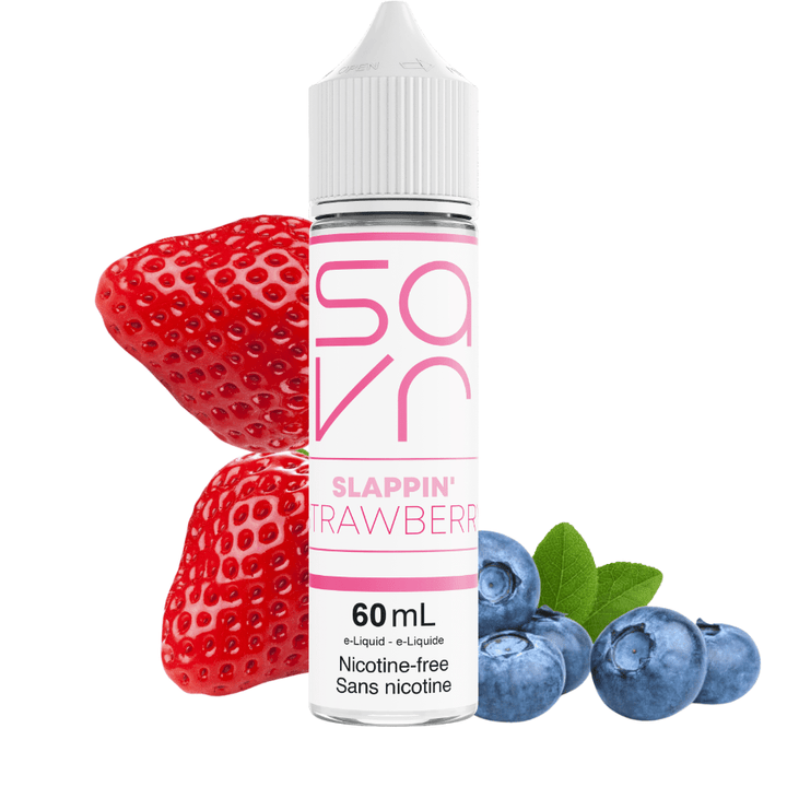 Slappin' Strawberry by Savr E-Liquid 60mL / 3mg Okotoks Vape SuperStore Okotoks Alberta