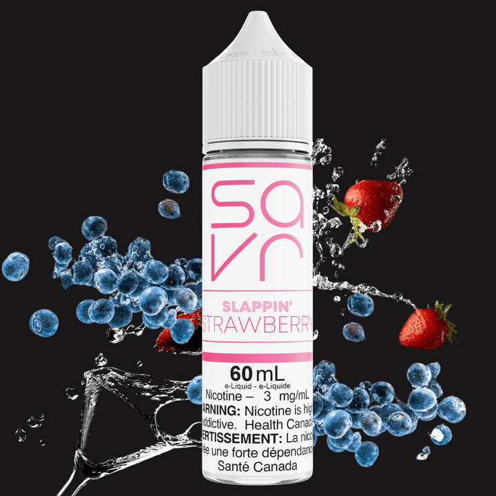 Slappin' Strawberry by Savr E-Liquid Okotoks Vape SuperStore Okotoks Alberta